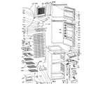Danby DFF1144W cabinet parts diagram