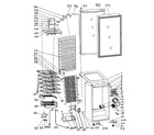Danby DWC610BL cabinet parts diagram