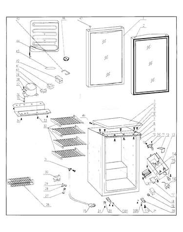 Cabinet parts