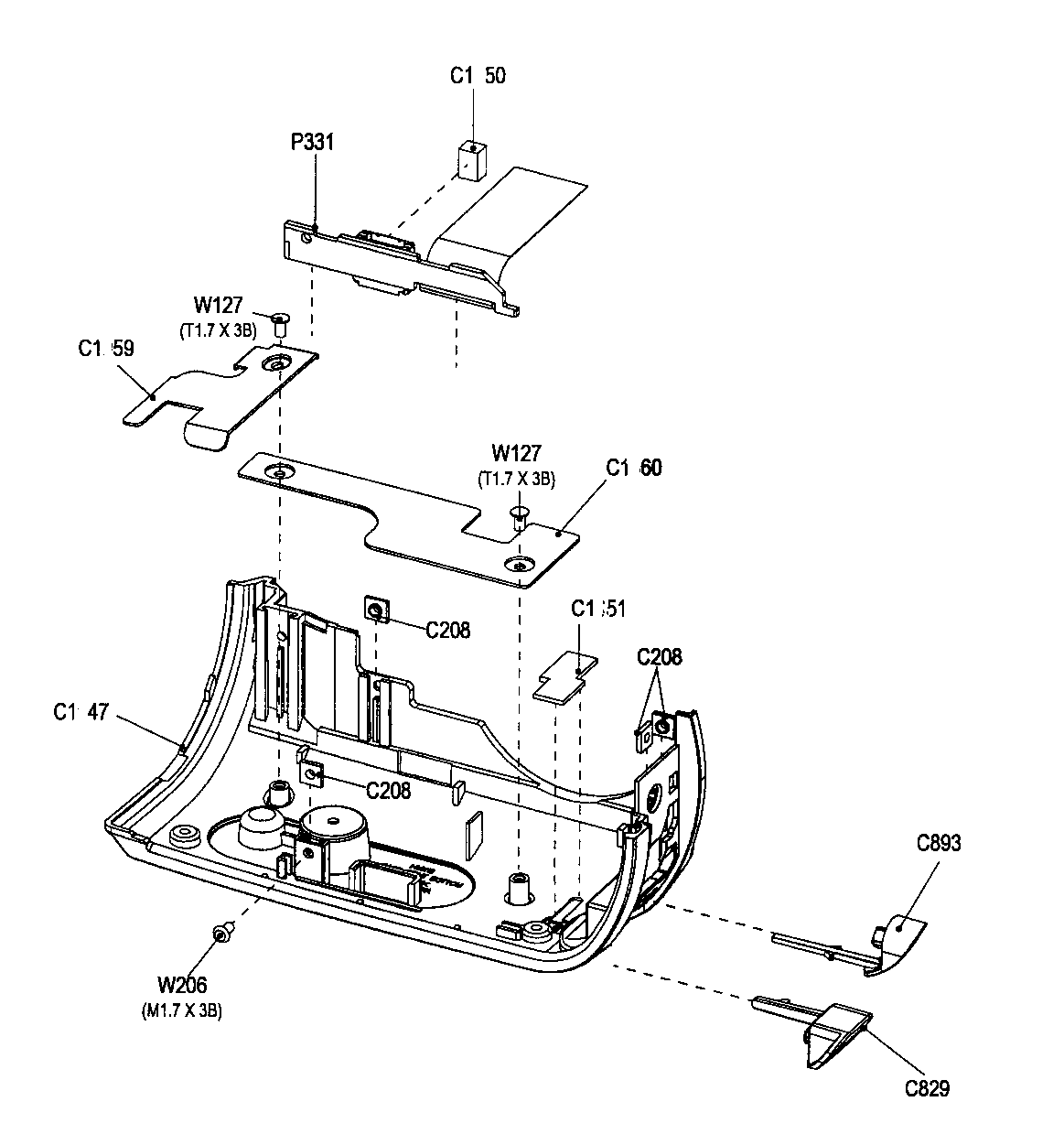 Bottom rt assy
