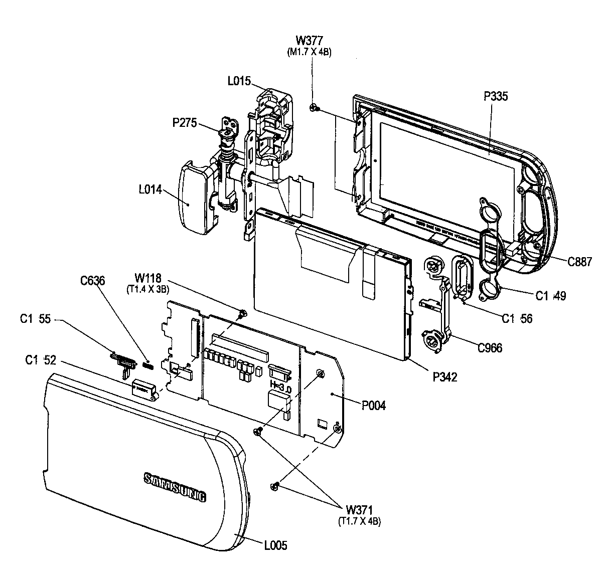 Lcd assy