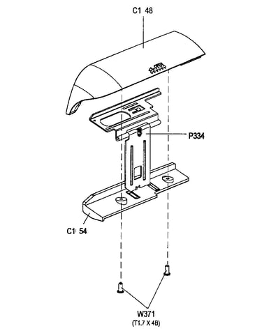 Battery door assy