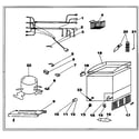 Danby DCF402W cabinet parts diagram