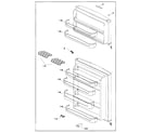 Danby DFF8802W door assy diagram