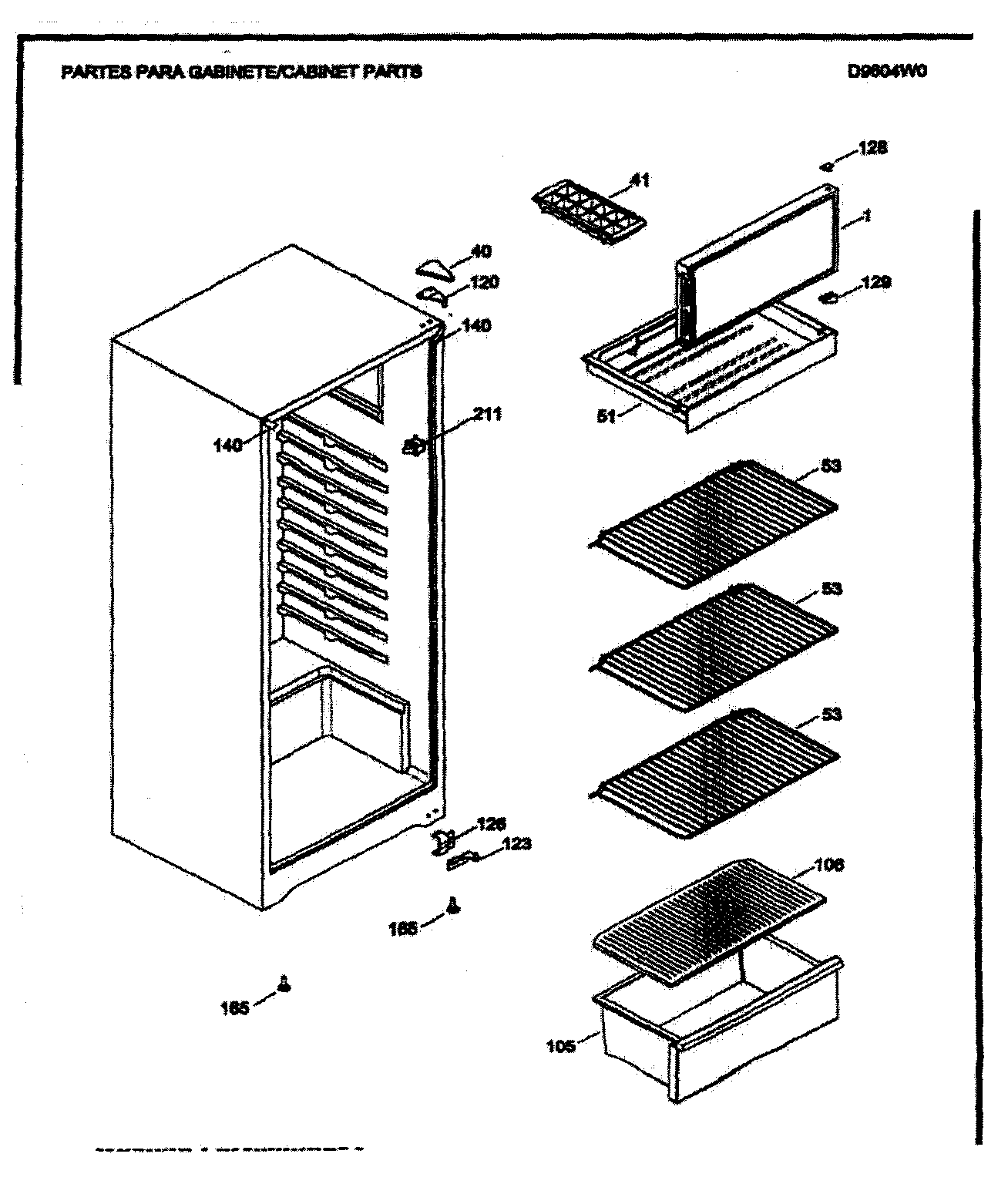 Cabinet parts