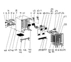 Danby DWC2121BLS cabinet parts diagram