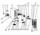 Danby DWC276BLS cabinet parts diagram