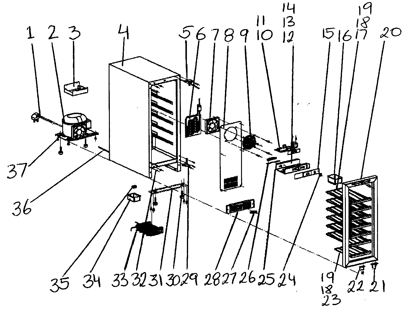 Cabinet parts