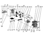 Danby DWC516BLS cabinet parts diagram