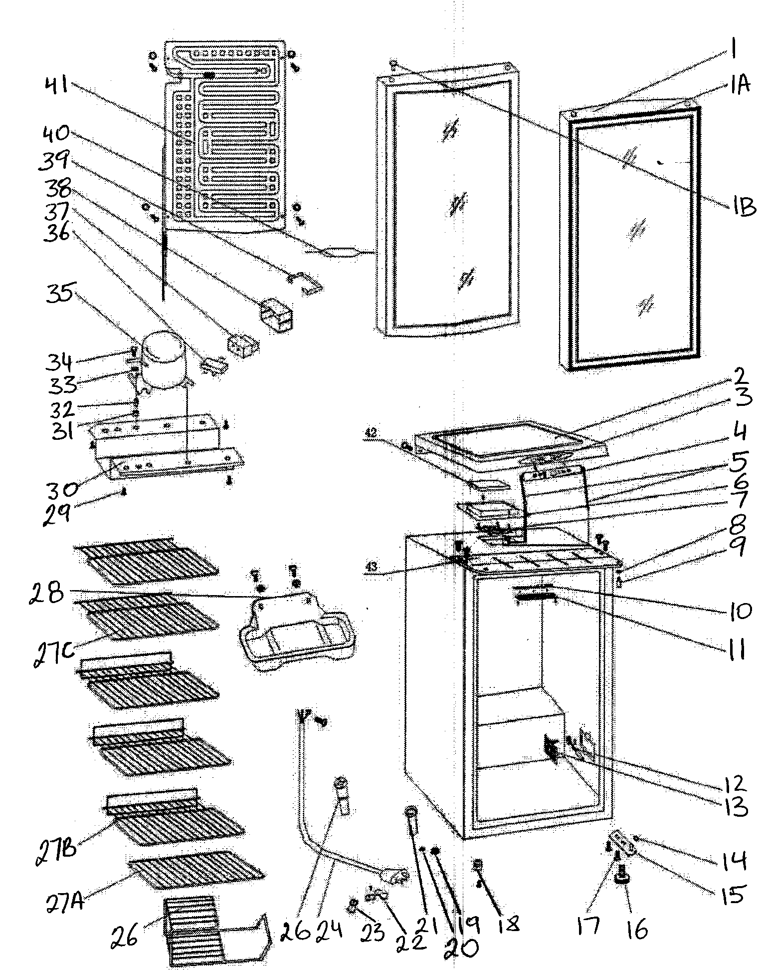 Cabinet parts