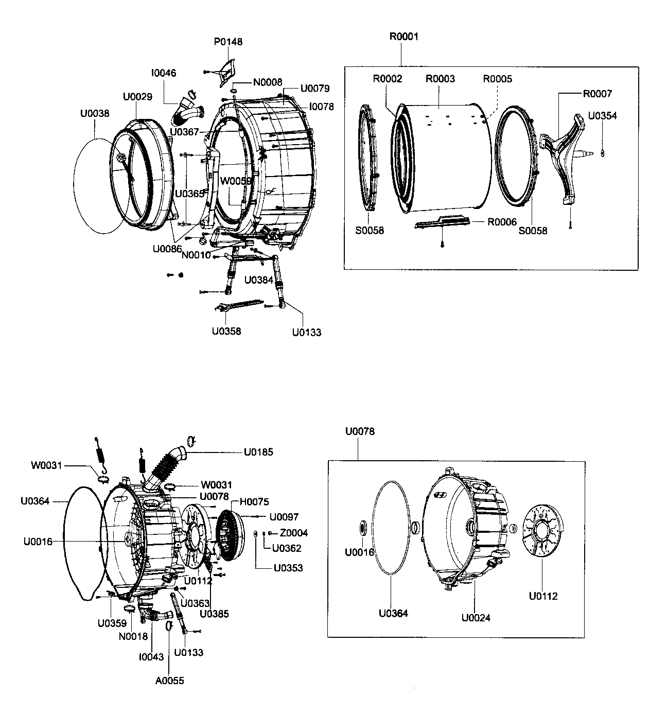 TUB ASSY