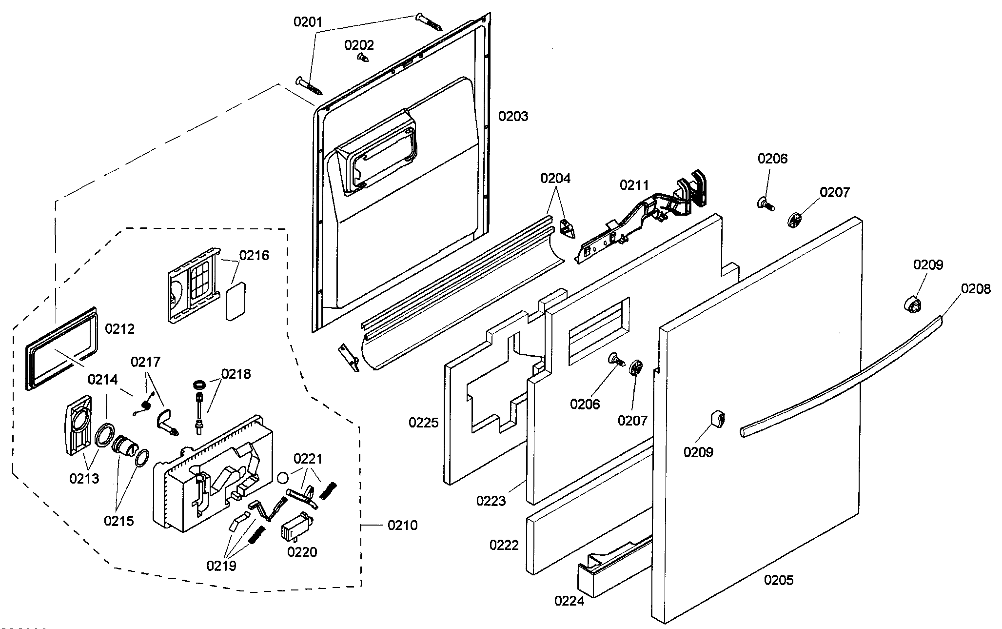 Door assy