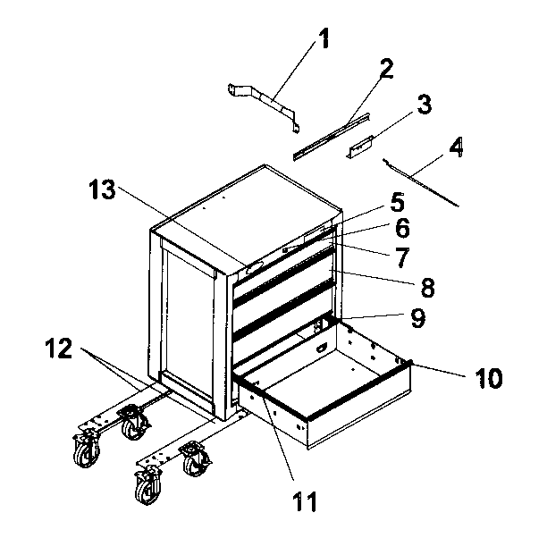 Cabinet parts