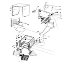 Danby DDW496W cabinet parts diagram