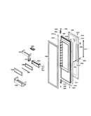 Refrigerator door