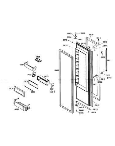 Referigerator door