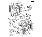 Fisher & Paykel OR36LDBGX1-88483A chassis assy diagram