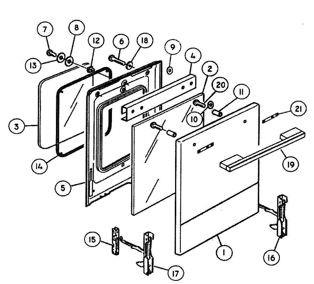 Half door assy