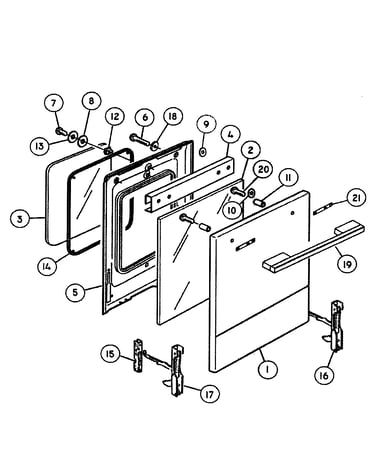 Half door assy