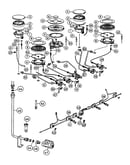 Gas hob top assy