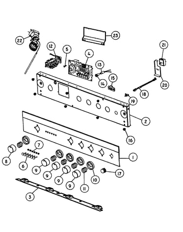 Control panel/components