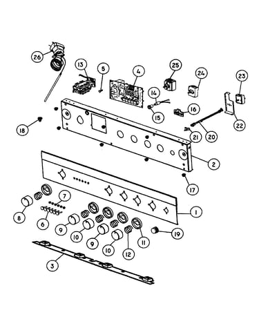 Control panel/components