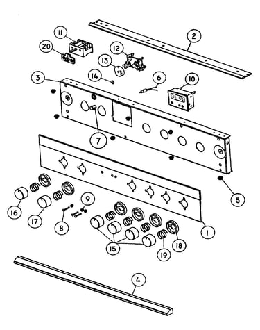 Control panel/components