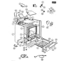 Fisher & Paykel OR24SDMBGX1-88484-A chassis assy diagram
