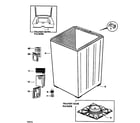 Fisher & Paykel WL26CW2 wrapper cabinet diagram