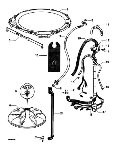 Agitator/hoses