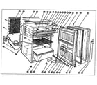 Danby DCR157WEY cabinet parts diagram