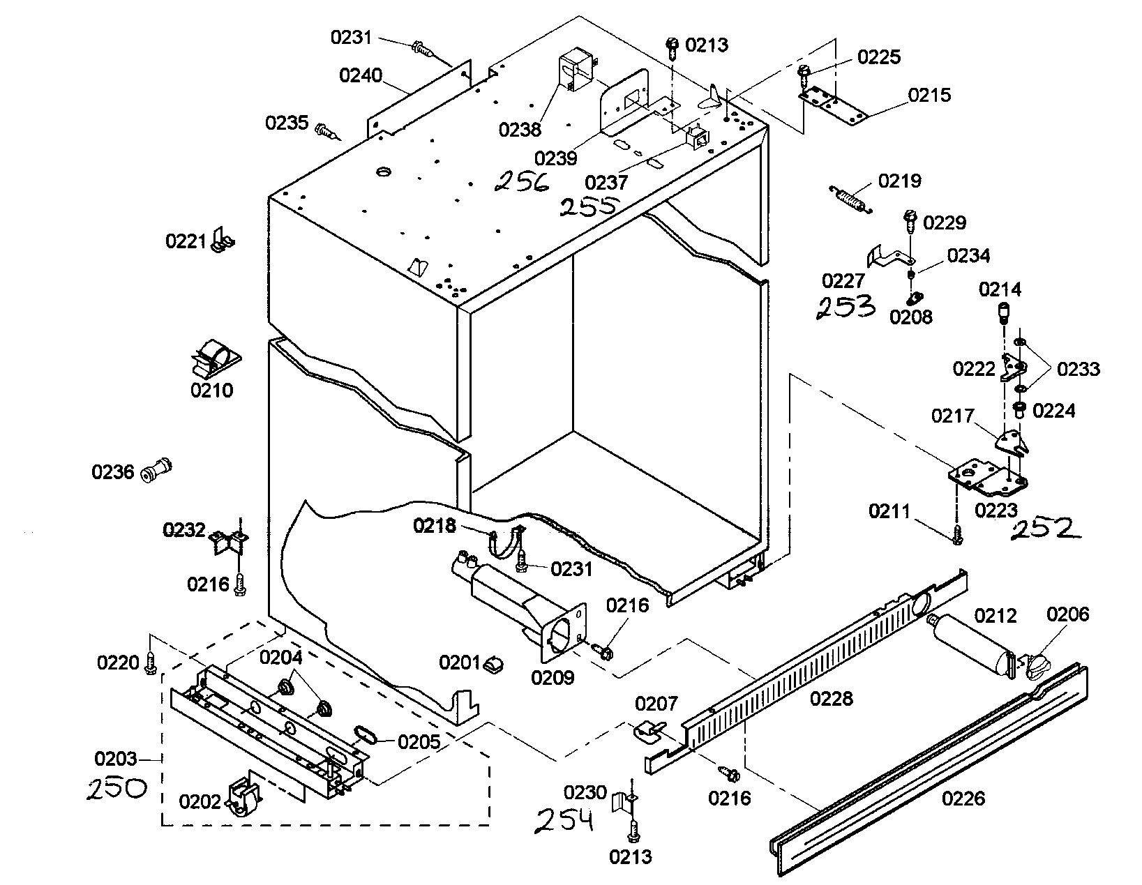 Cabinet parts