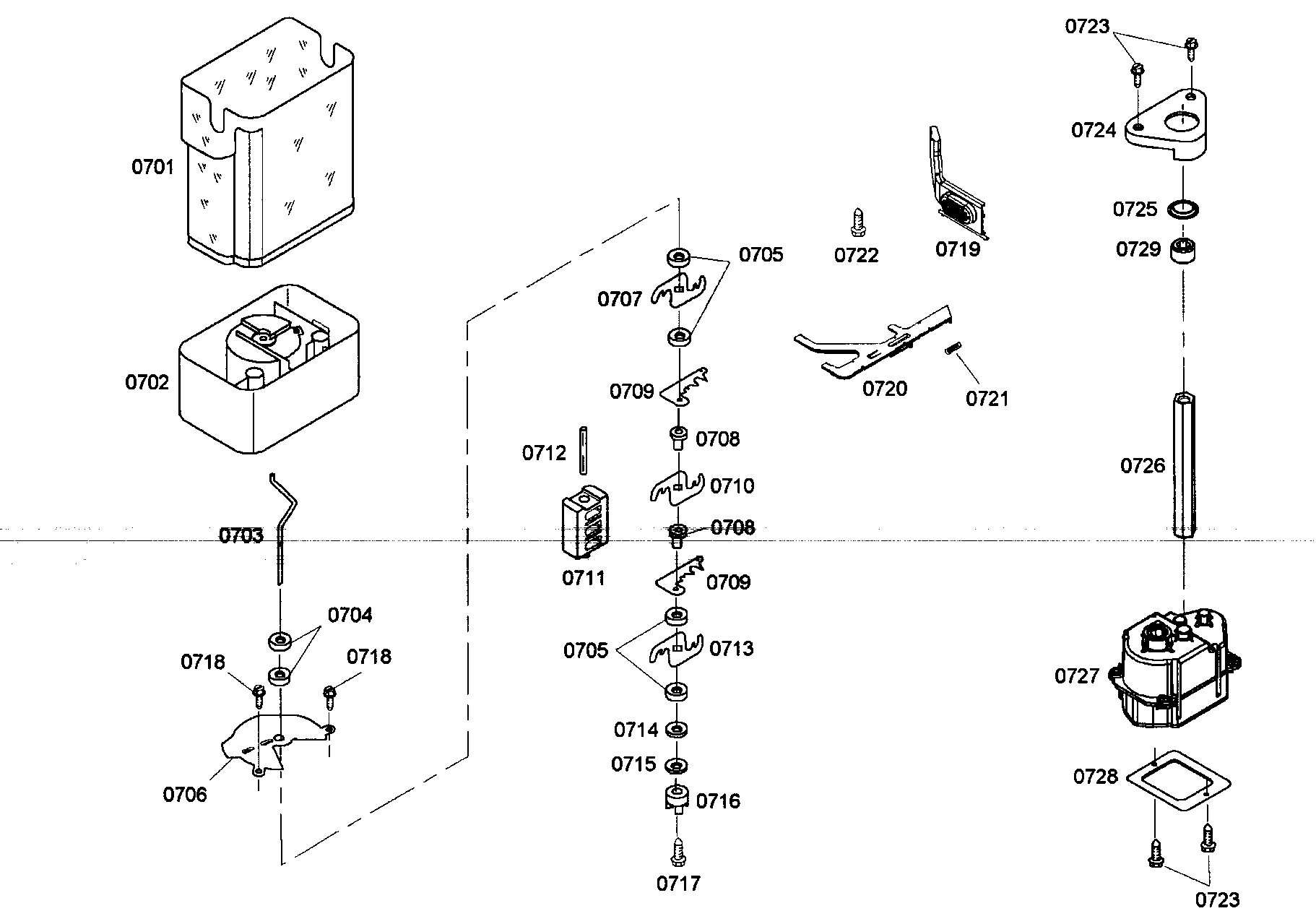 Ice maker/door assy