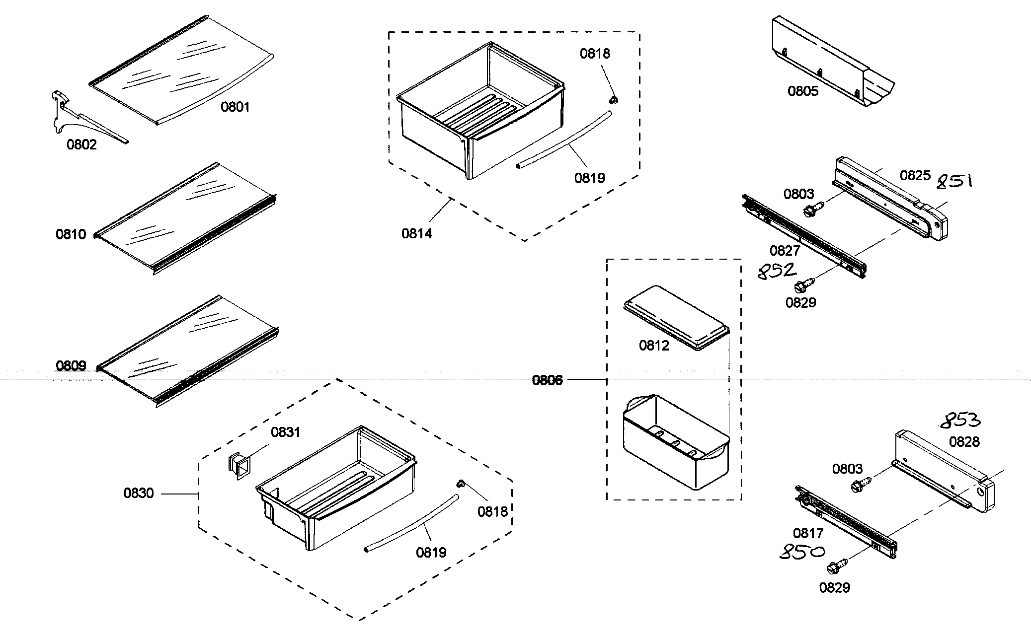 Shelf assy 1