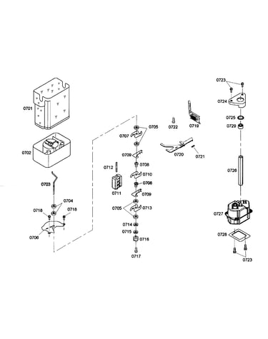Ice maker/door assy
