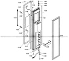 Thermador KBUDT4855E/01 door assy 2 diagram