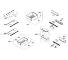 Thermador KBUDT4875E/01 shelf assy 1 diagram