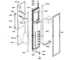 Thermador KBUIT4855E/01 door assy 2 diagram