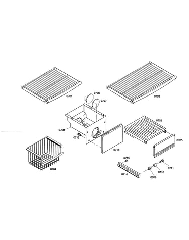 Shelf assy 2