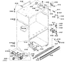 Thermador KBURT3675E01 cabinet parts diagram