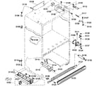 Thermador KBULT3655E01 cabinet parts diagram