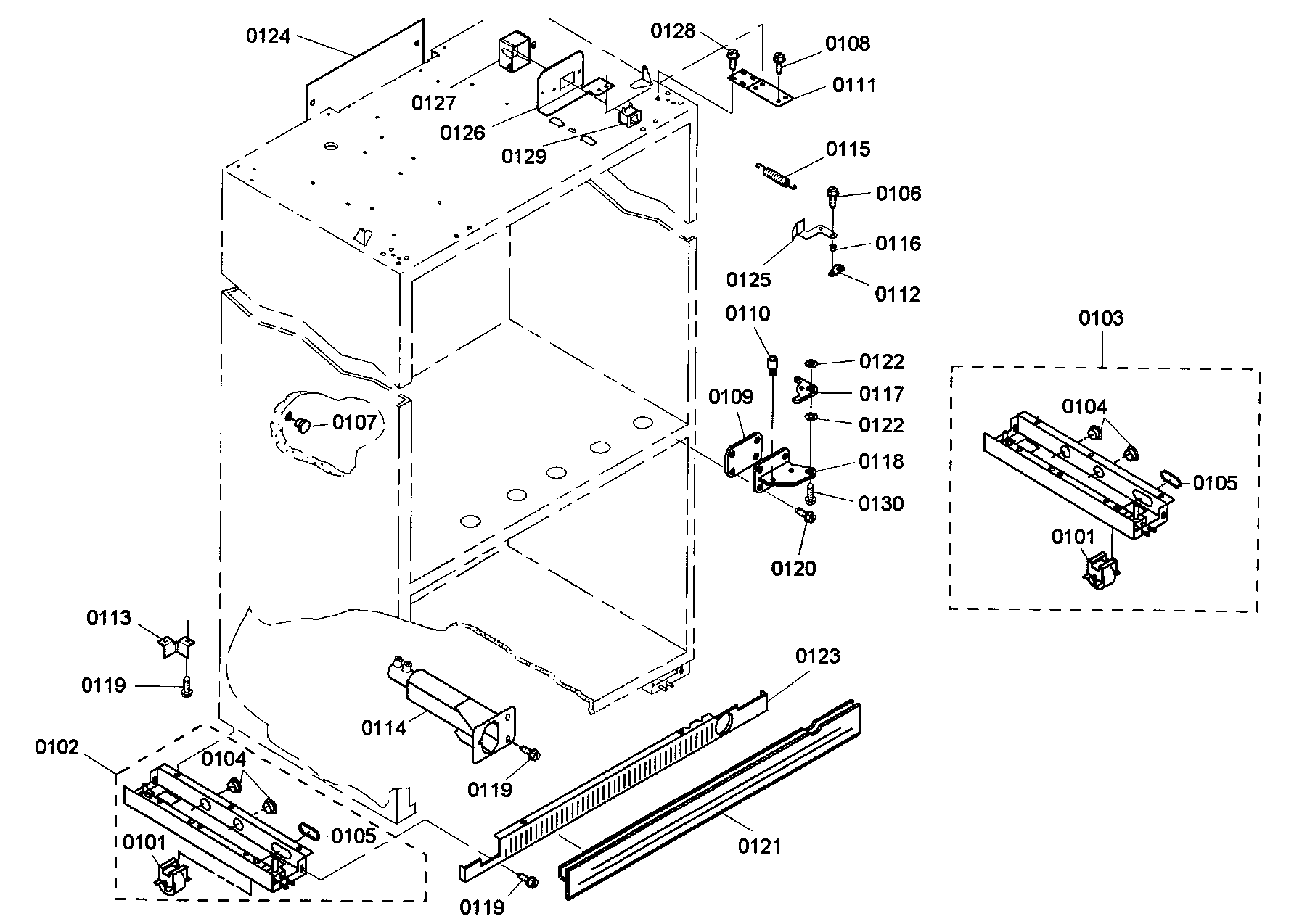 Cabinet parts