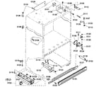 Thermador KBULT3675E01 cabinet parts diagram
