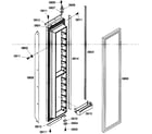 Thermador KBUIT4275E/01 freezer door diagram