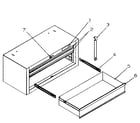 Craftsman 706955560 tool chest diagram