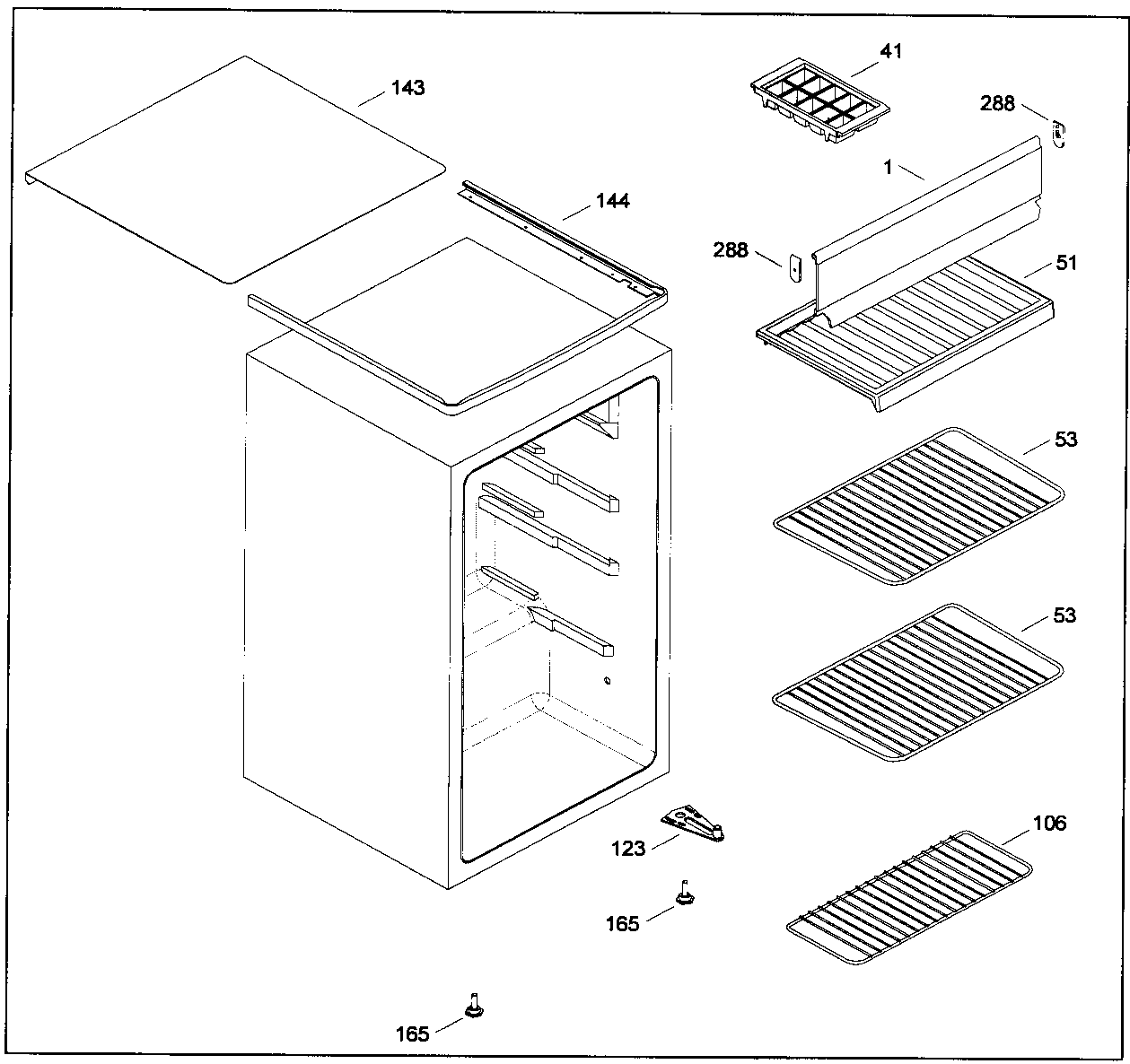 Cabinet parts