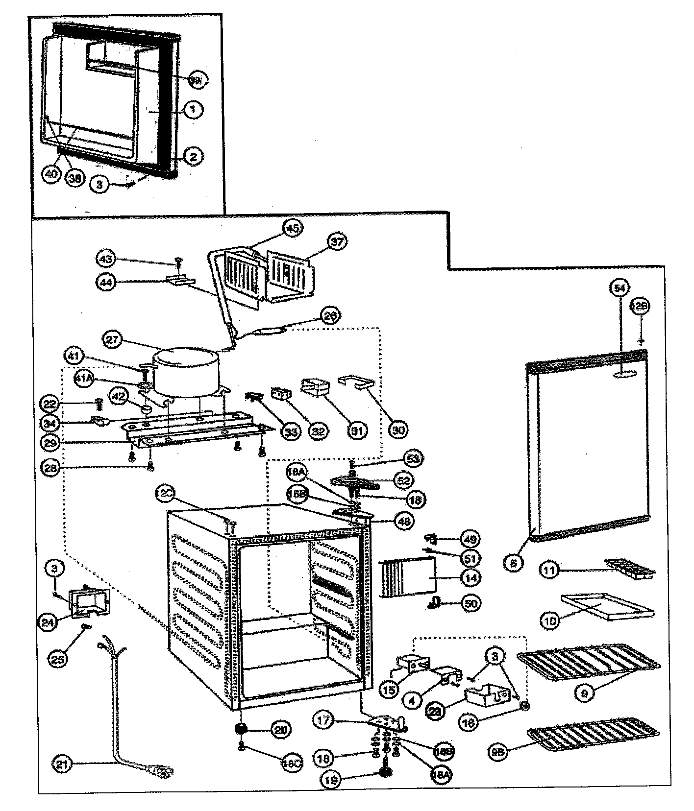 Cabinet parts