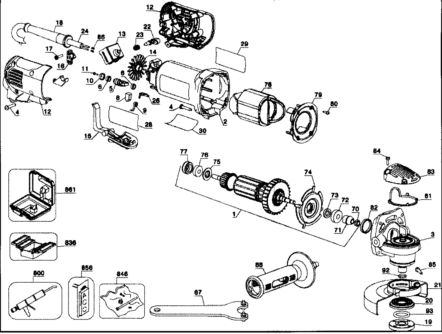 Grinder assy