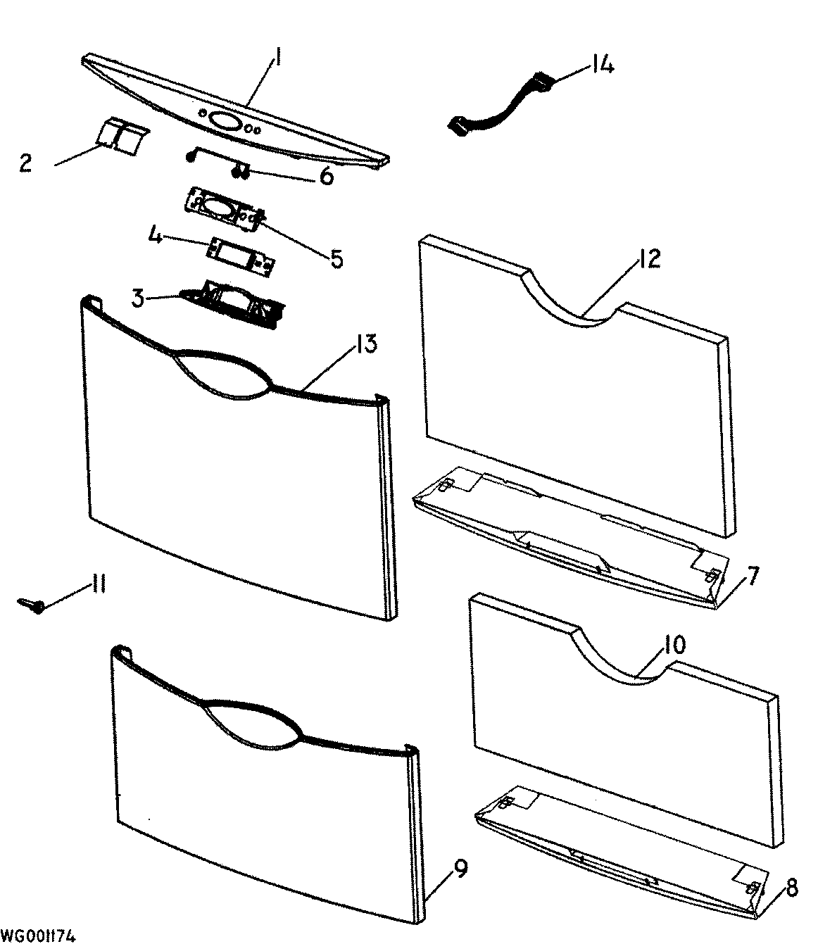 Front panels/controls