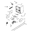 Fisher & Paykel DD605FD-88468A cabinet parts diagram